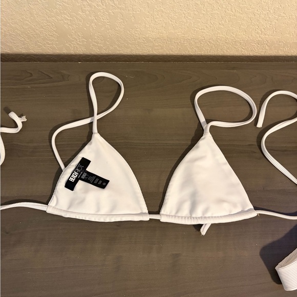 Beach Riot White Ribbed Bikini - Picture 3 of 3